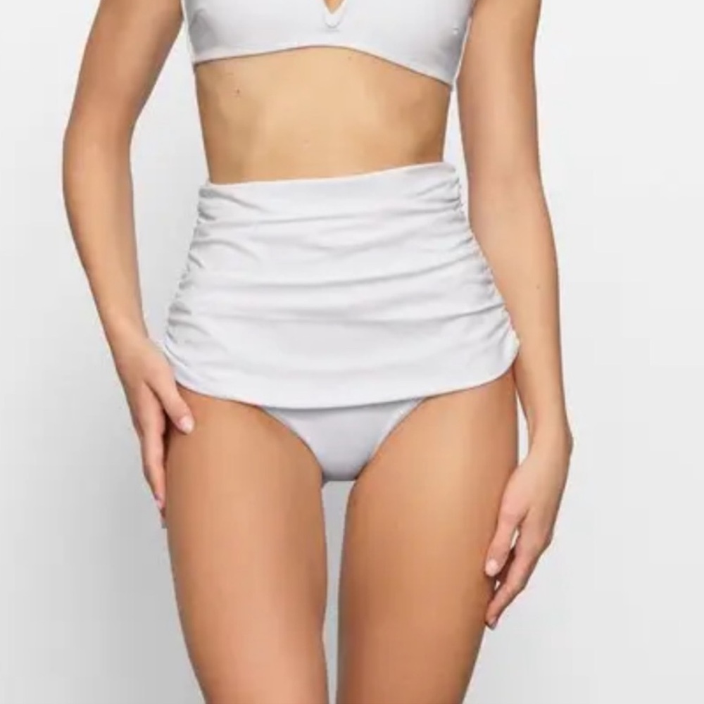 Skims sculpting swim ruched high waist bottom
